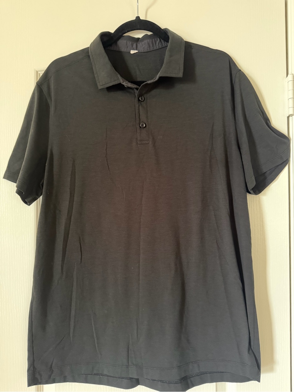 Men's Black Lululemon Polo Shirt